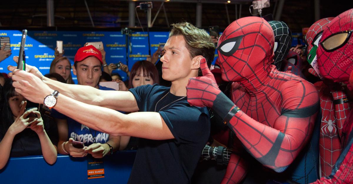 Tom Holland og Spider-Men i 2017