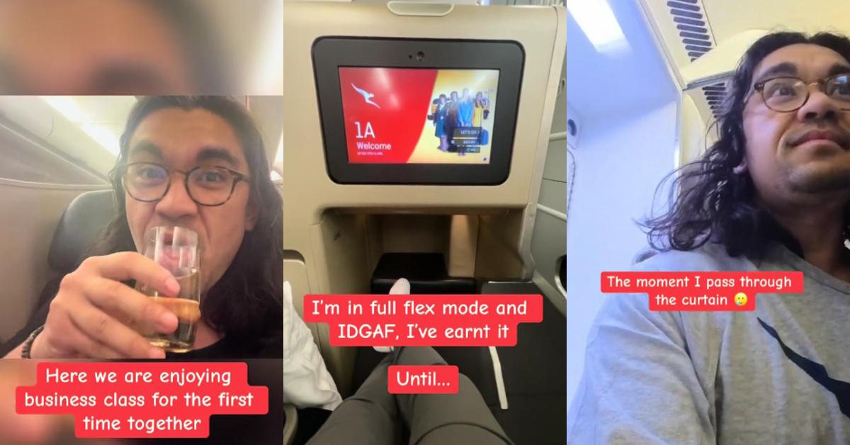 Man Gets Relegated Economy From First Class