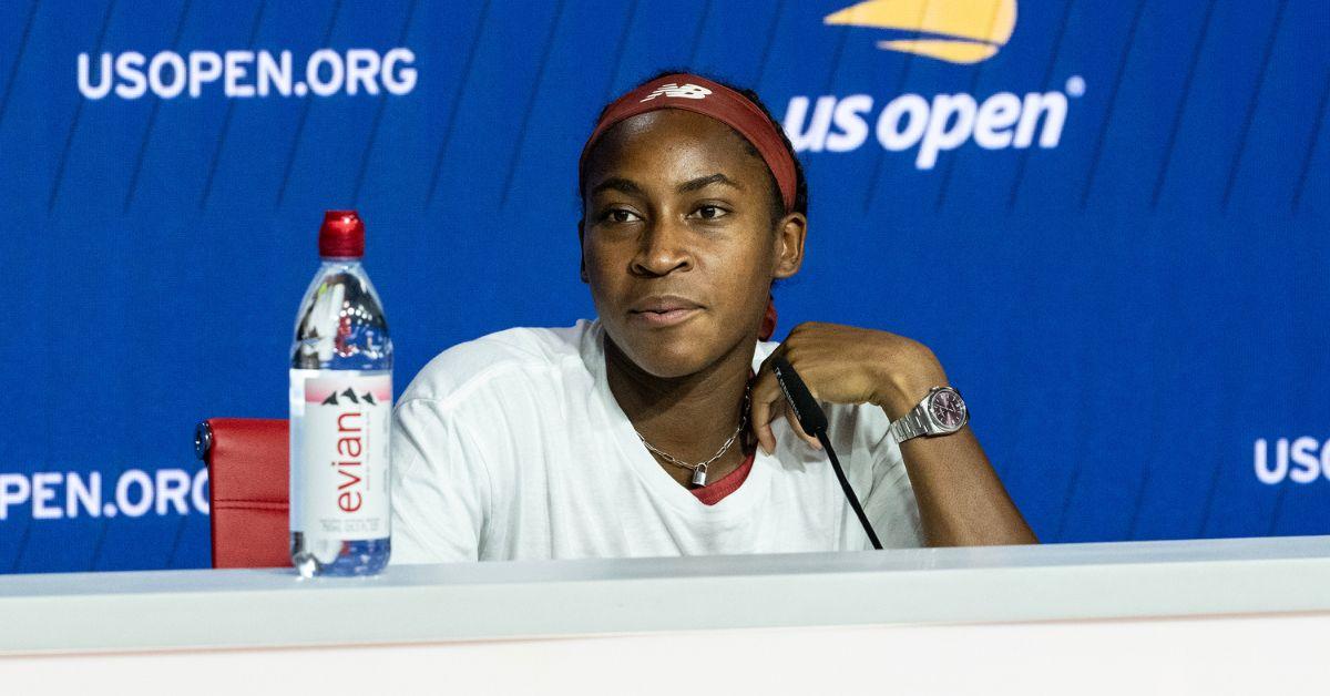 Coco Gauff at her press conference