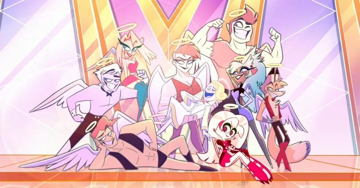 Angel Dust's sister, Molly, appears in Heaven along Saint Peter and other "Winners"