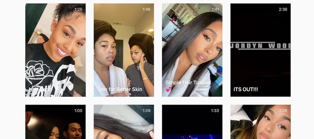 jordyn woods igtv