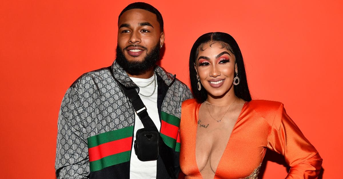  Clarence White and Queen Naija attend Queen Naija "Missunderstood" Album Listening Event at The Gathering Spot on October 29, 2020 in Atlanta, Georgia. 