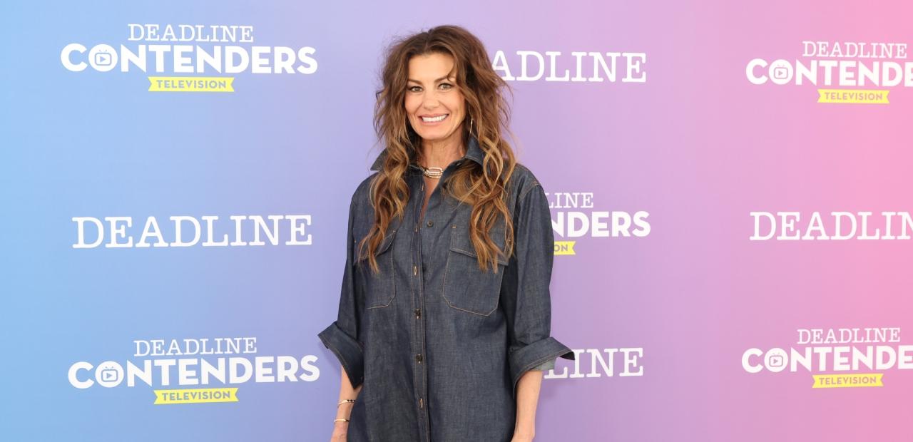 Actor Faith Hill from Paramount+’s ‘1883’ attends Deadline Contenders Television on April 10, 2022, in Los Angeles