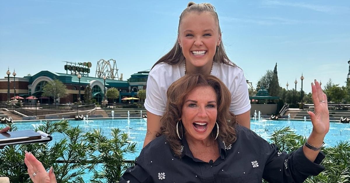 JoJo Siwa and Abby Lee Miller on Access Hollywood together.