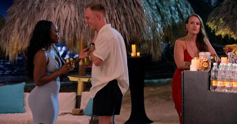 Jimmy flirts with AD in front of his fiancée, Chelsea, in Season 6 of 'Love Is Blind.'