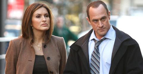 Mariska Hargitay as Olivia Benson and Chris Meloni as Elliot Stabler in 'Law & Order: SVU'