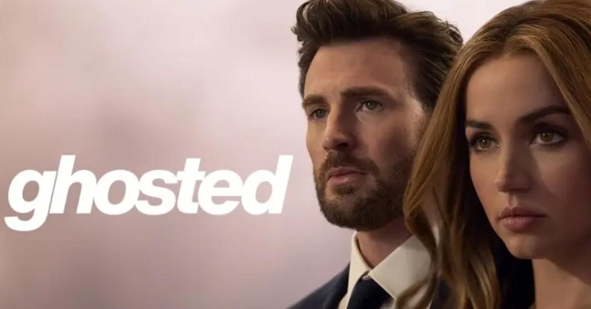 Chris Evans and Ana de Armas in a promotional image for 'Ghosted'