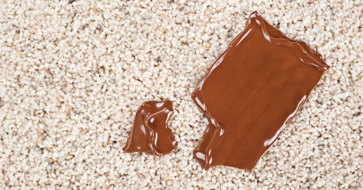 chocolate bar dropped on carpet picture id