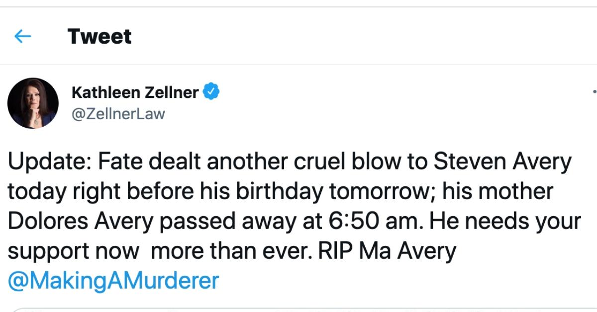 Making a Murderer' Steven Avery's Mom Dolores Dead at 83