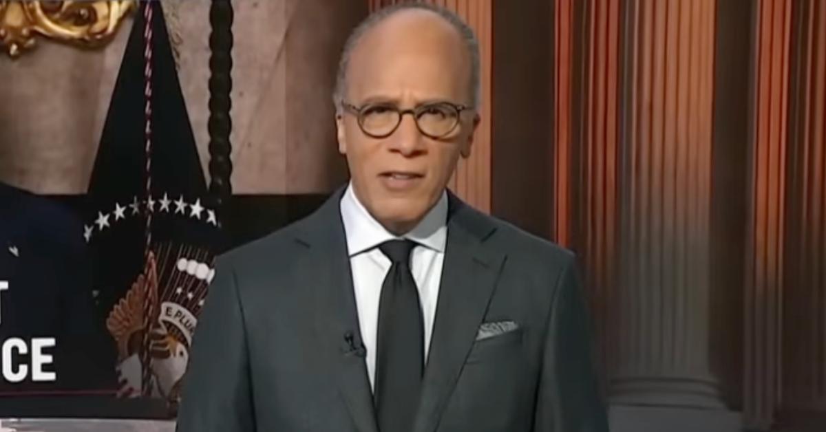 Lester Holt anchoring an episode of 'NBC Nightly News'