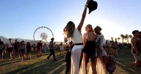 Music festival fans attend Coachella Valley Music & Arts Festival.