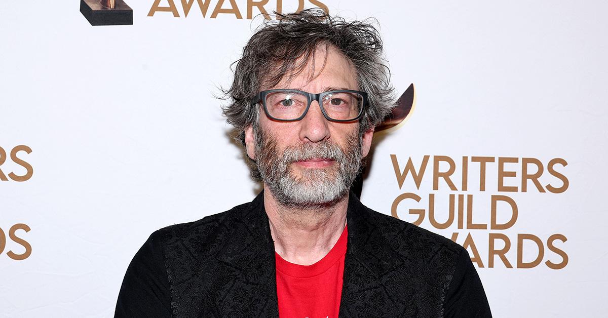 Neil Gaiman at the 2024 Writers Guild Awards. 