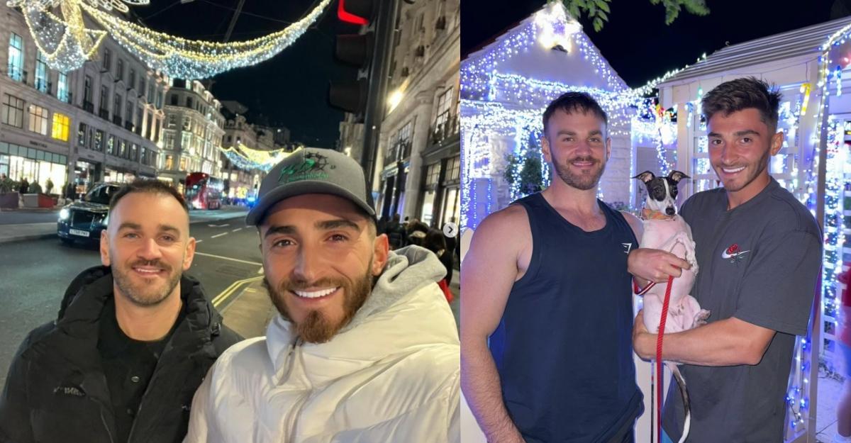 Joshua Cavallo's partner, Leighton Morrell, shares cute photos of them spending the holidays together.