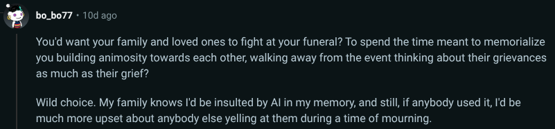 funeral home ai song