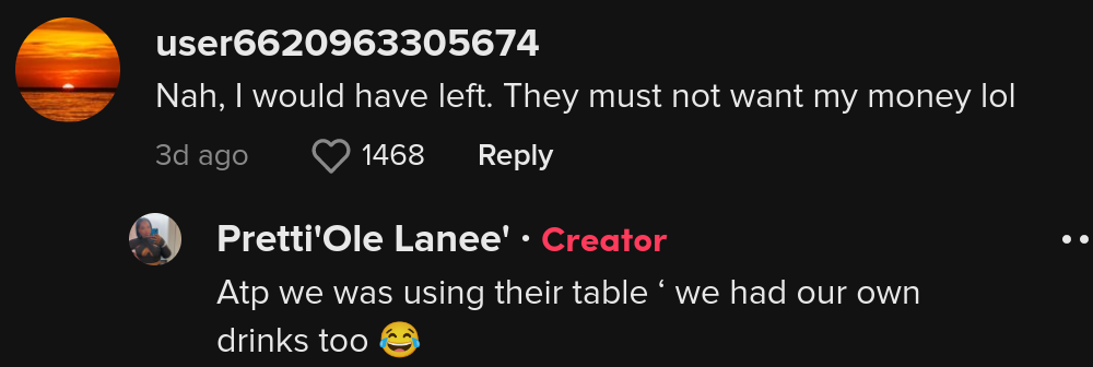 customer calls restaurant to get server to table