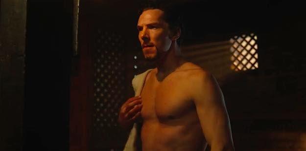 dr strange shirtless