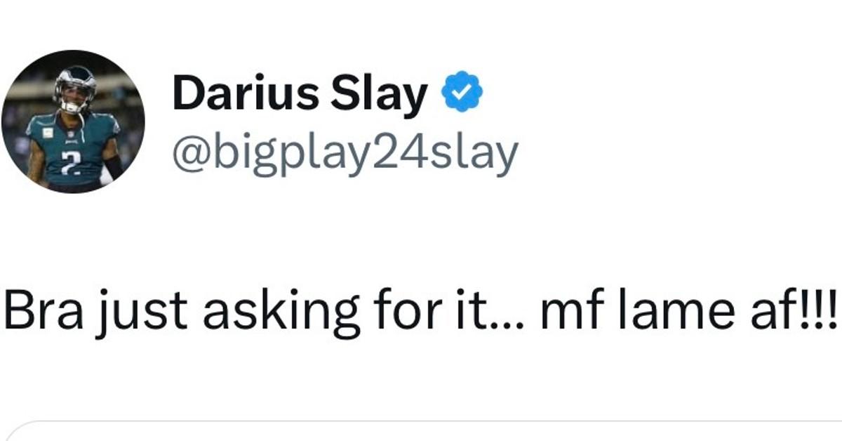 A tweet from Darius Slay 