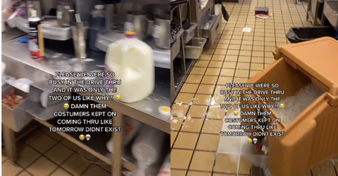 Dunkin' Donuts Rush Aftermath