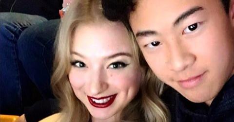 Amber Glenn and Nathan Chen