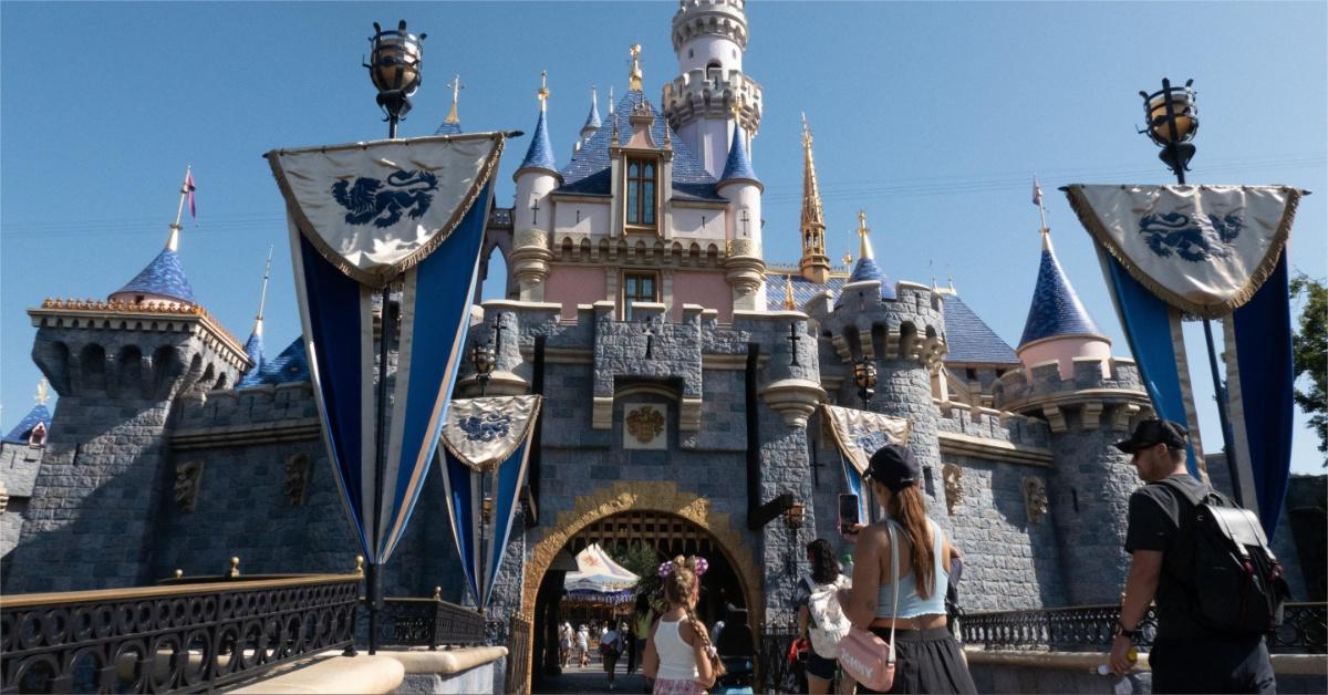 The Sleeping Beauty Castle at Disneyland.