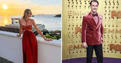 How Did Stacy Keibler Know James Van Der Beek?