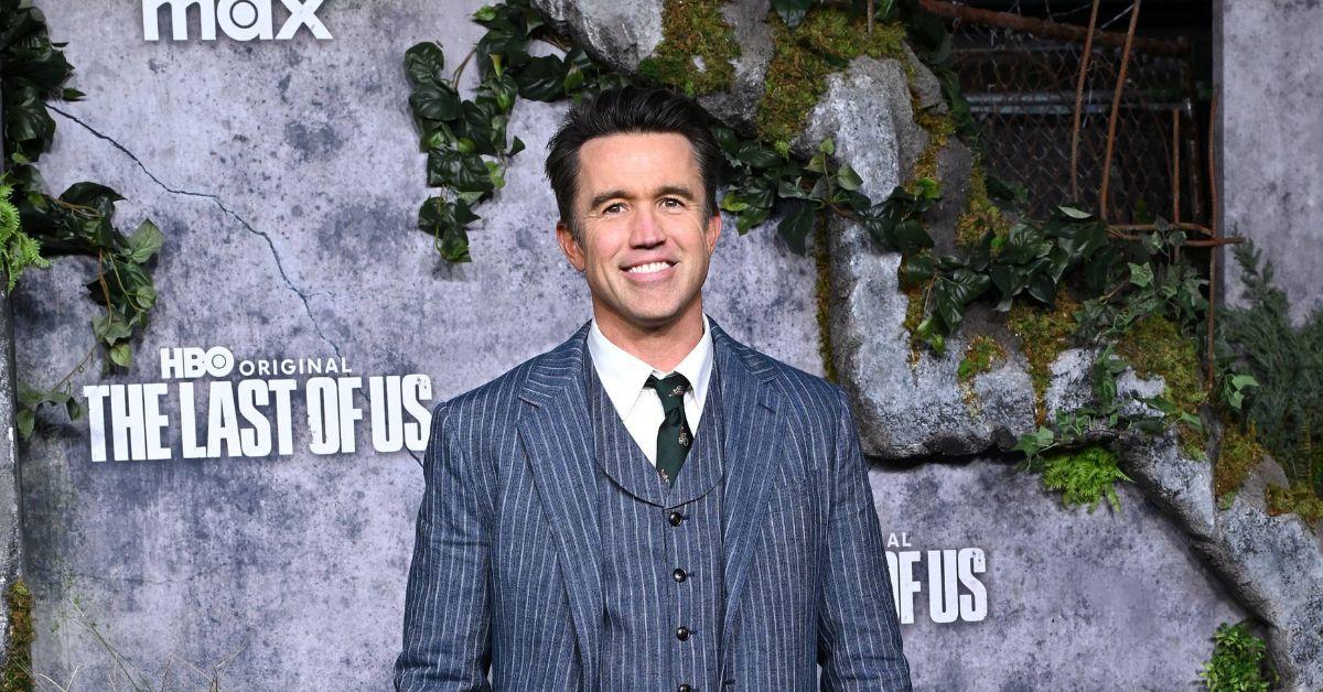 Rob McElhenney at the premiere of 'The Last of Us.' 