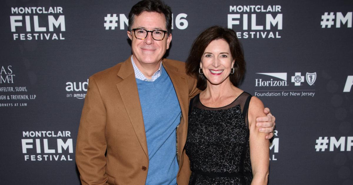 Stephen Colbert, Evelyn McGee-Colbert. SOURCE: GETTY IMAGES

