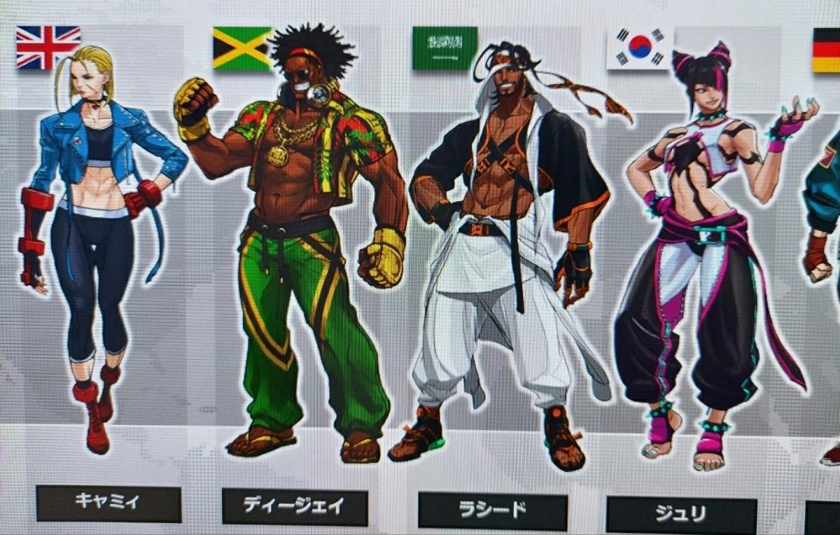 All characters confirmed in Street Fighter 6 so far