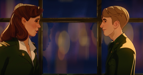 Peggy Carter and Steve Rogers