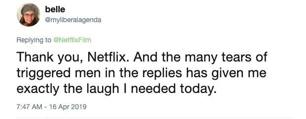 netflix male tears