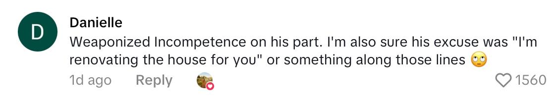 Comment on viral video of SAHM explaining her husband couldn't handle the kids while she went to book club.