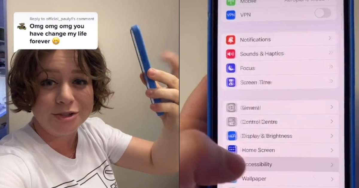 TikToker's iPhone Secret Button Post Goes Viral