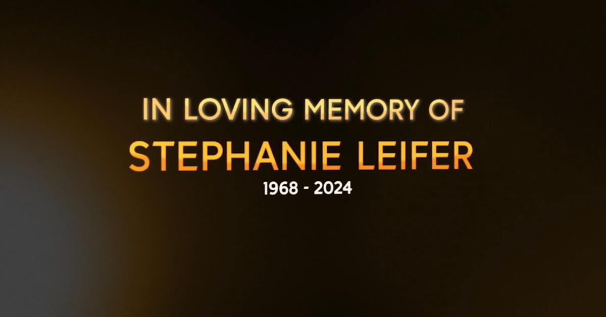 The Season 21 premiere of 'The Bachelorette' ends with a tribute for Stephanie Leifer, an ABC executive who passed away in June 2024.