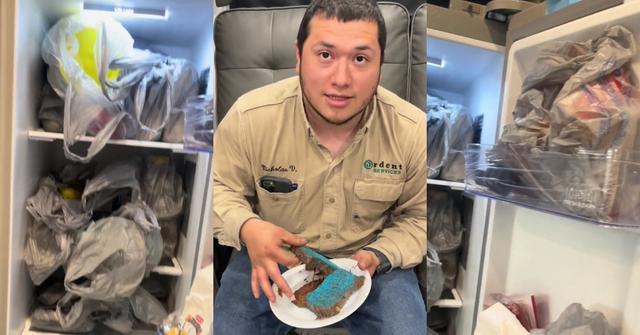 How Husband Puts Away Groceries