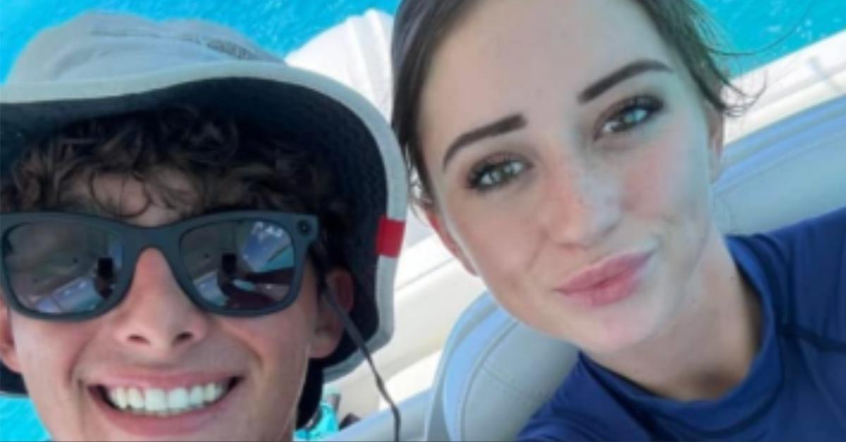 Paige Bell and a friend take a selfie.