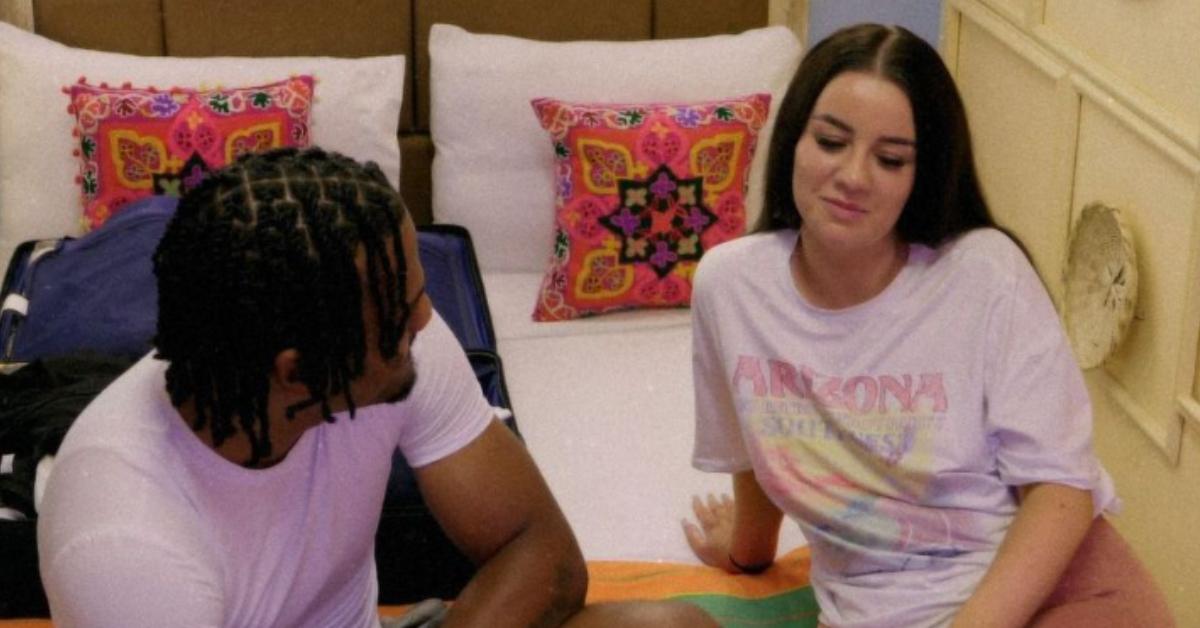 Ryan Leigh and Kayla Sessler sit on their bed in Season 3 of 'Teen Mom: Family Reunion.'