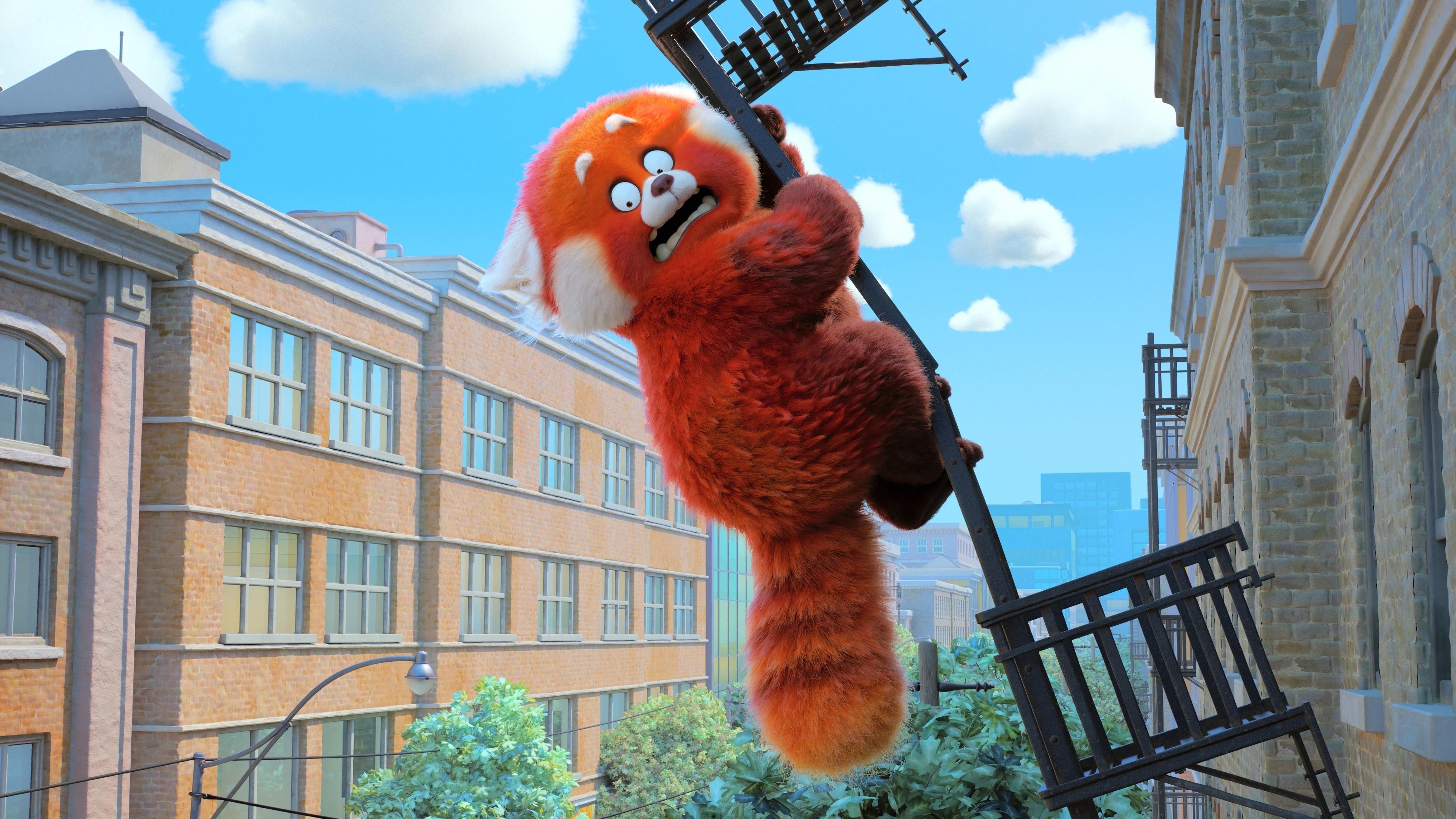 The main character, Meilin "Mei" Lee, turns into a red panda in 'Turning Red'