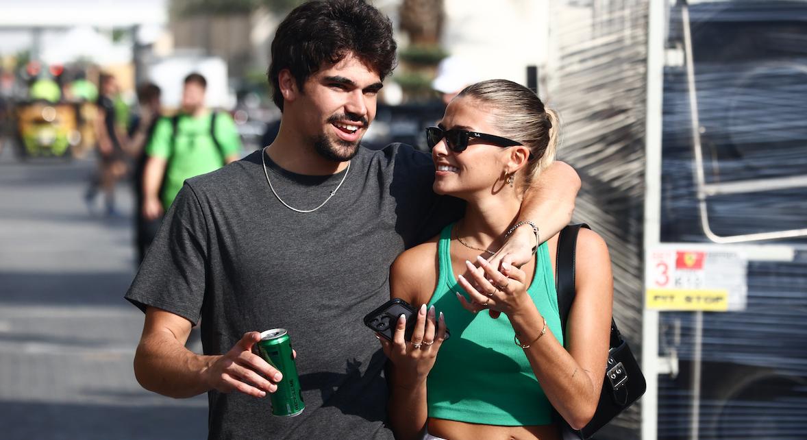 Lance Stroll and girlfriend Marilou Bélanger