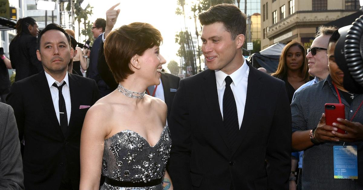 Scarlett Johansson and Colin Jost