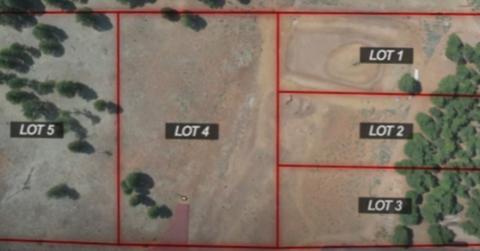 The lots on Coyote Pass