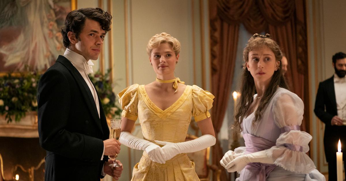 Harry Richardson, Louisa Jacobson, Taissa Farmiga in 'The Gilded Age'