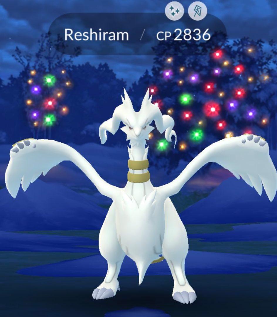 Shiny Reshiram's tail glows a different colour : r/ShinyPokemon