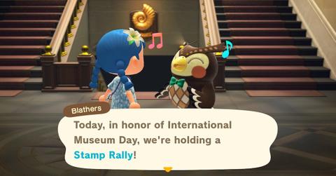 museum stamp rally animal crossing