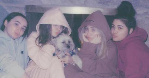 Sabrina Carpenter with her sisters, Shannon, Sarah, and Cayla.