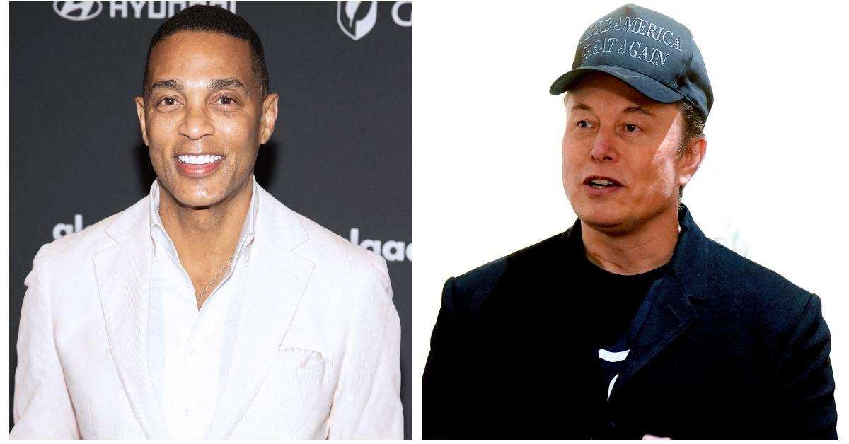 (L-R): Don Lemon; Elon Musk