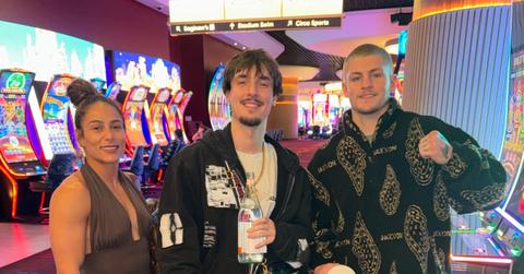 Bryce Hall Spotted With Zuffa Boxer Callum Walsh in Downtown Las Vegas