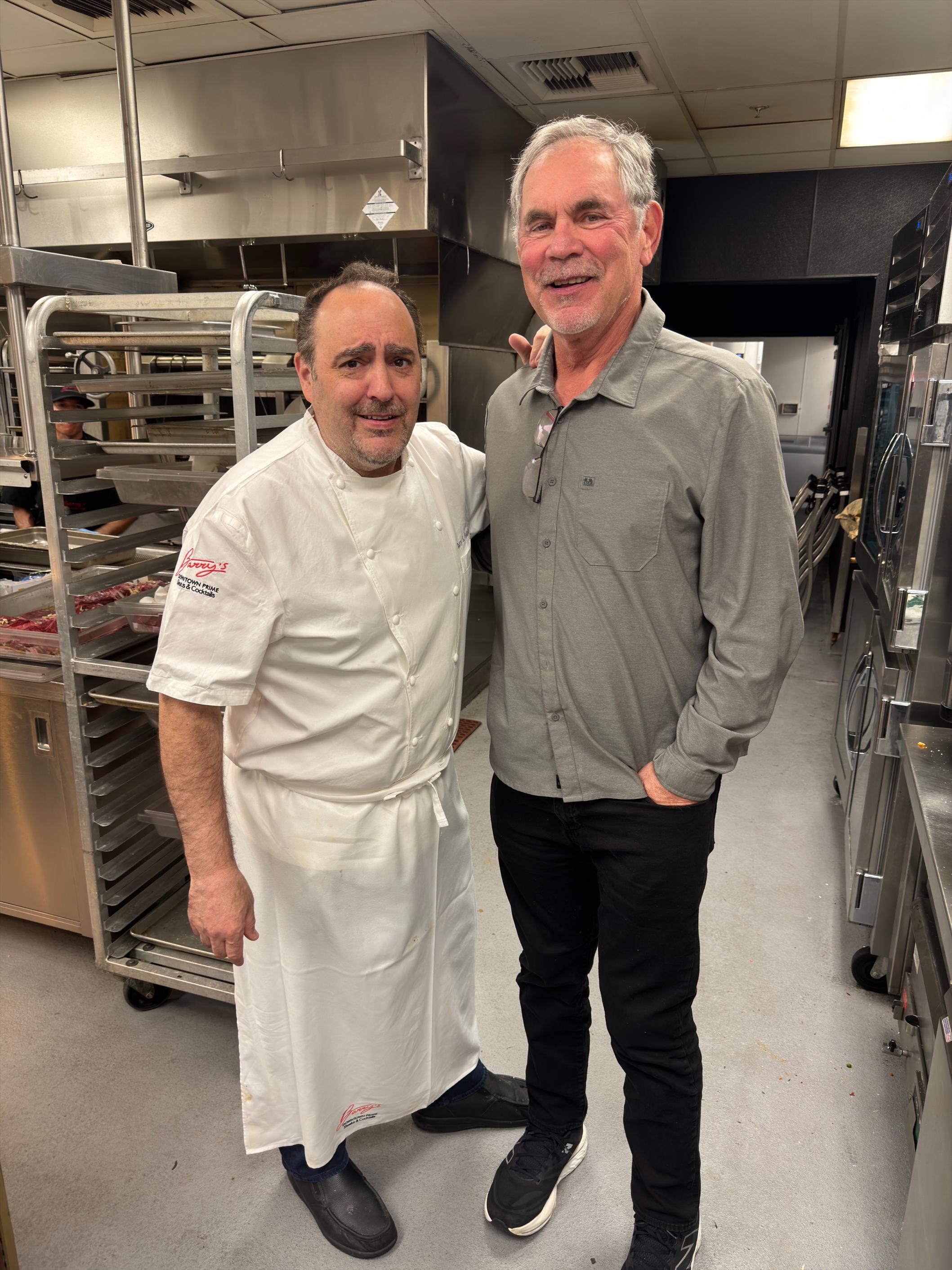 mlb legend bruce bochy barrys downtown prime circa las vegas chef barry s dakake