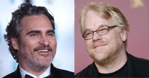 Joaquin Phoenix in 2020 and Philip Seymour Hoffman in 2006.
