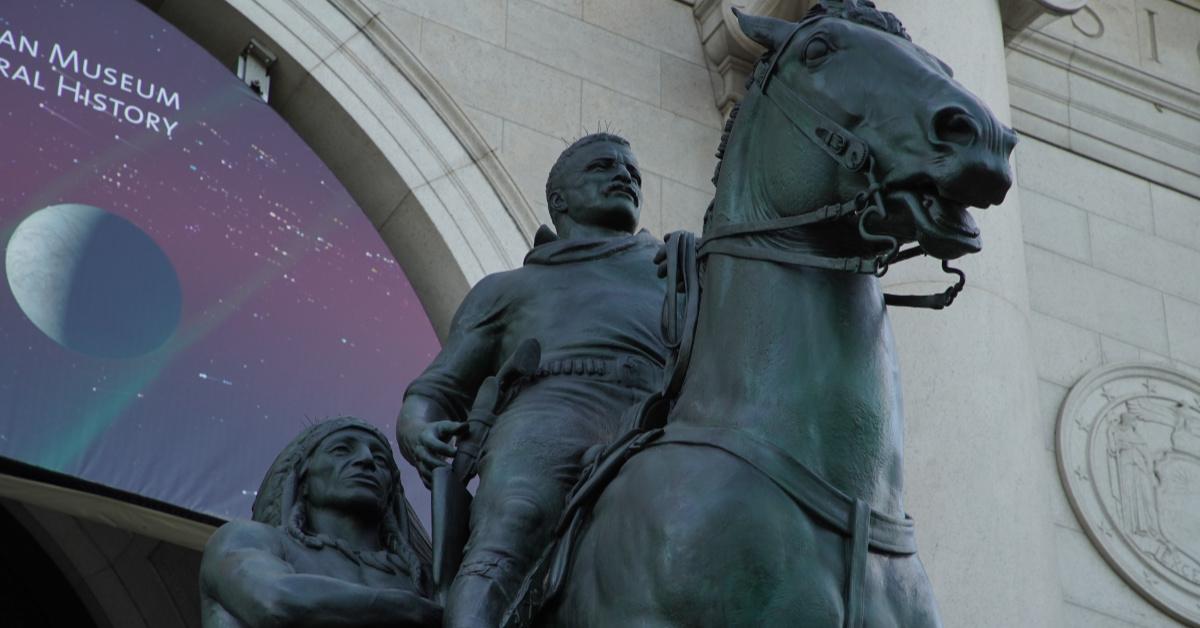 why is teddy roosevelt statue being removed museum