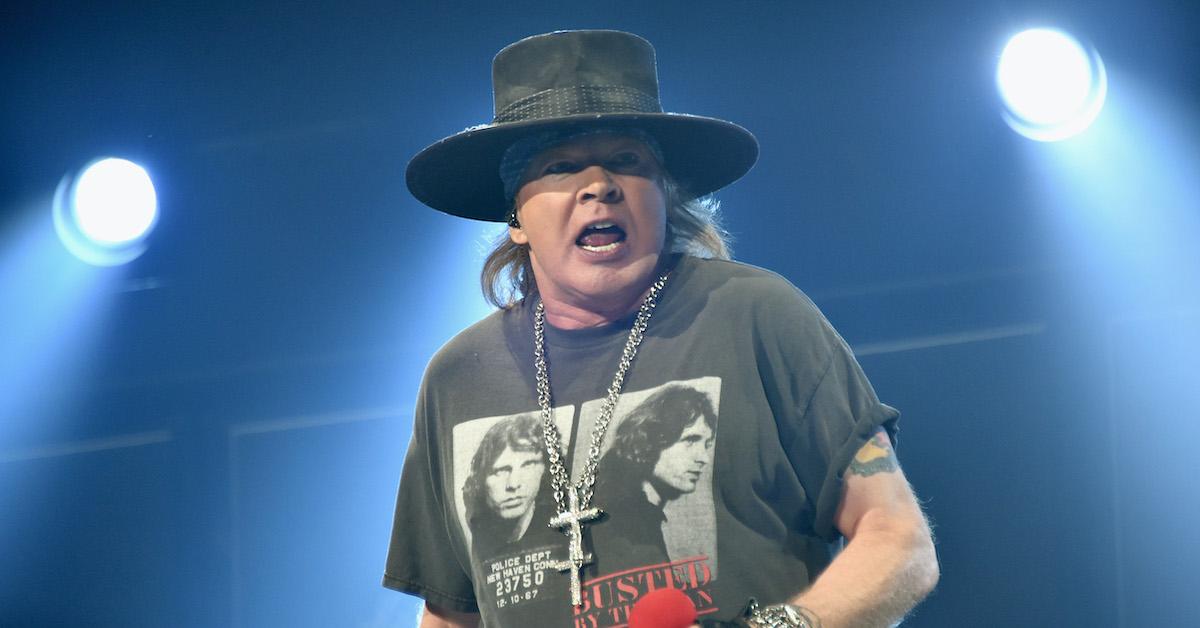 Axl rose deals new look